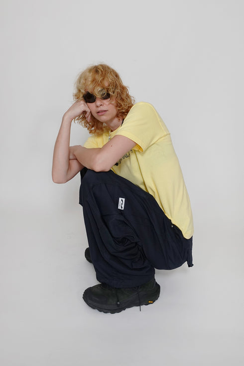 VIBRATION CIRCLE TEE -LEMON YELLOW-
